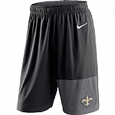 Men's Nike New Orleans Saints Black NFL Shorts FengYun,baseball caps,new era cap wholesale,wholesale hats
